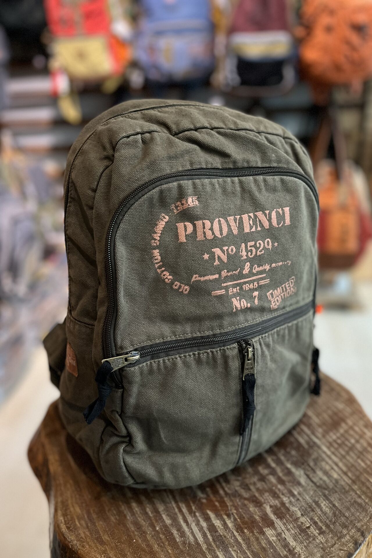 Old Cotton Nicola Çanta-Haki Yeşili