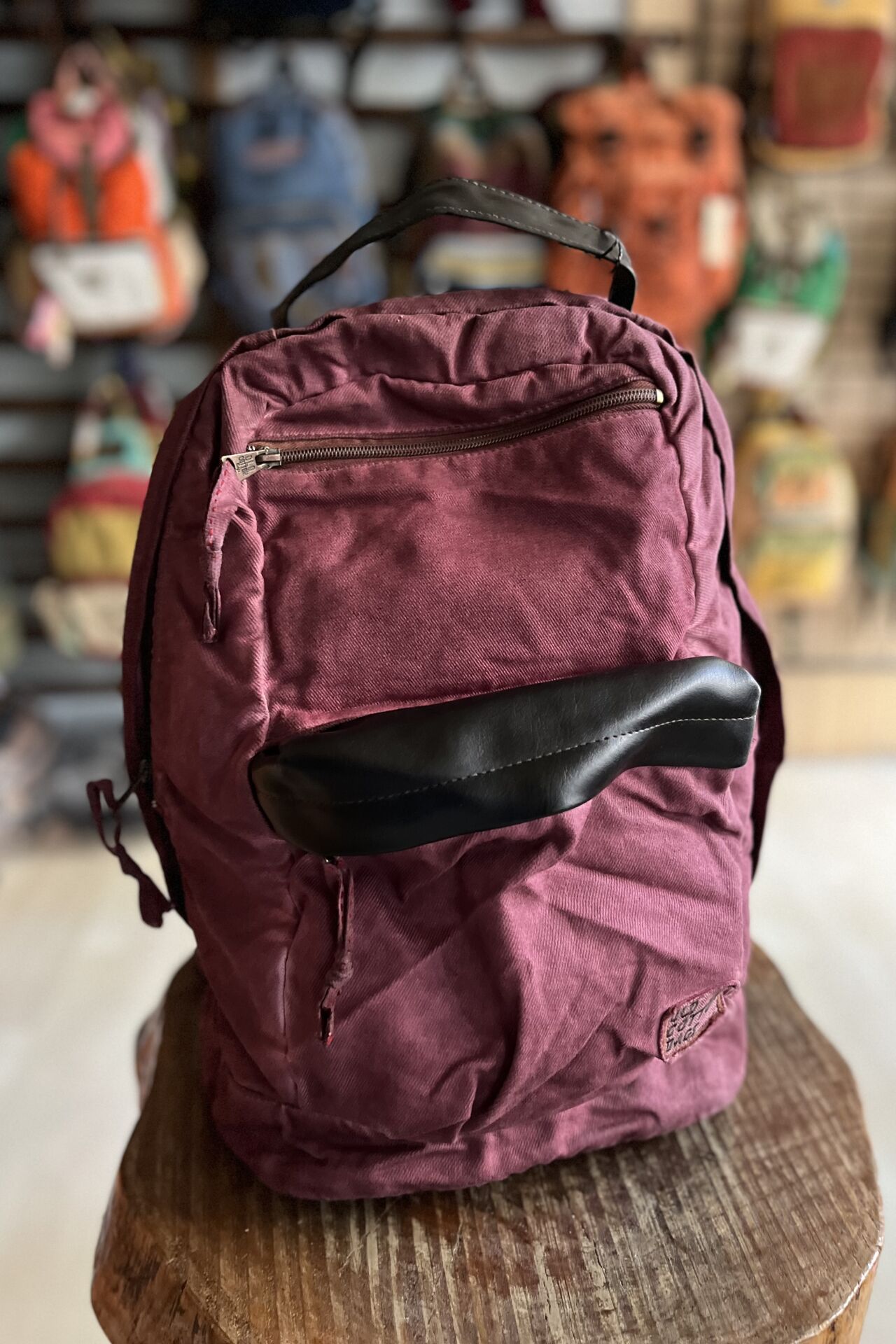 Old Cotton Dukha Çanta-Bordo