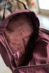 Old Cotton Dukha Çanta-Bordo Kabartmalı