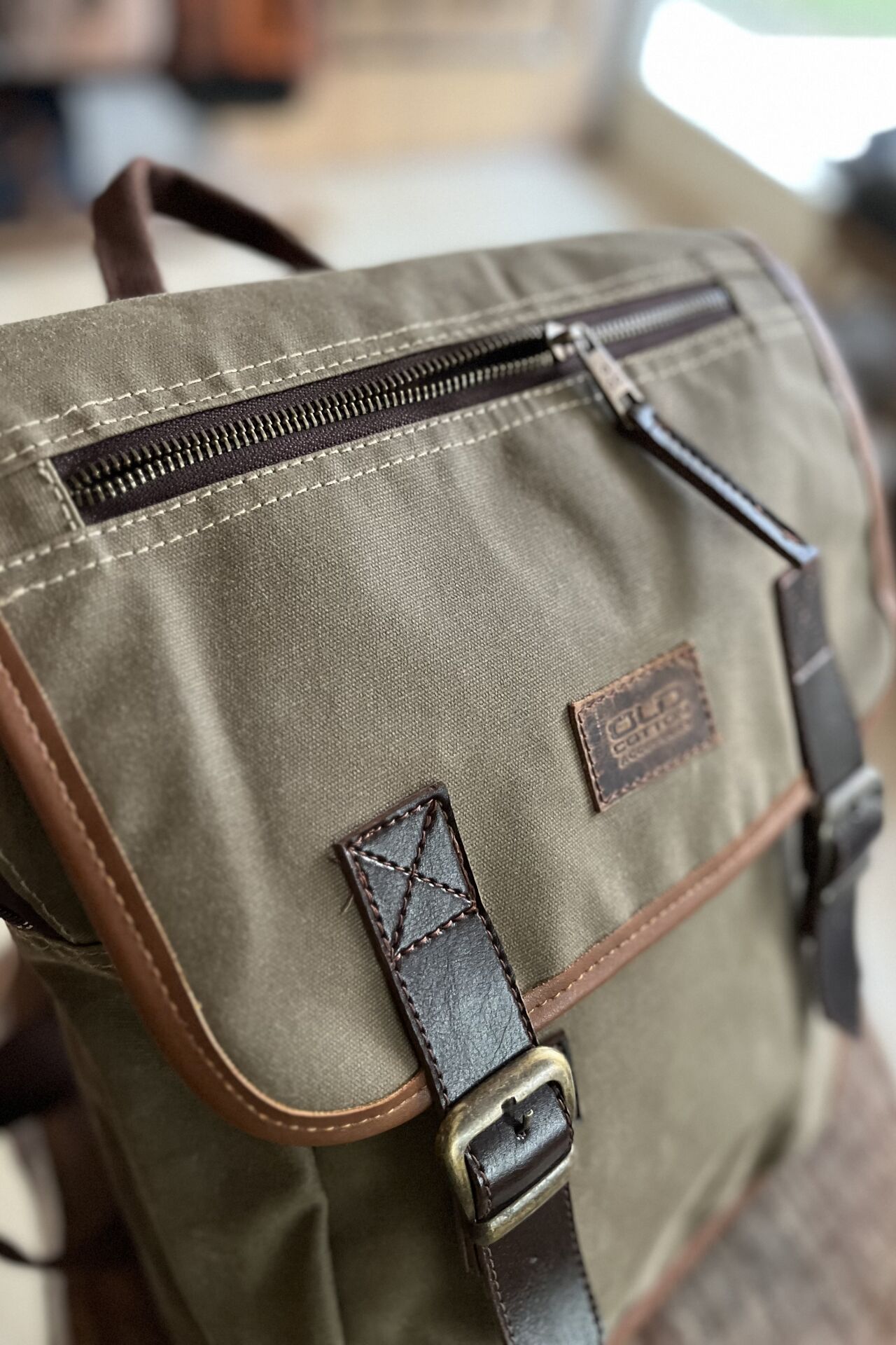 Old Cotton Kuito Su Geçirmez Çanta-Kahve