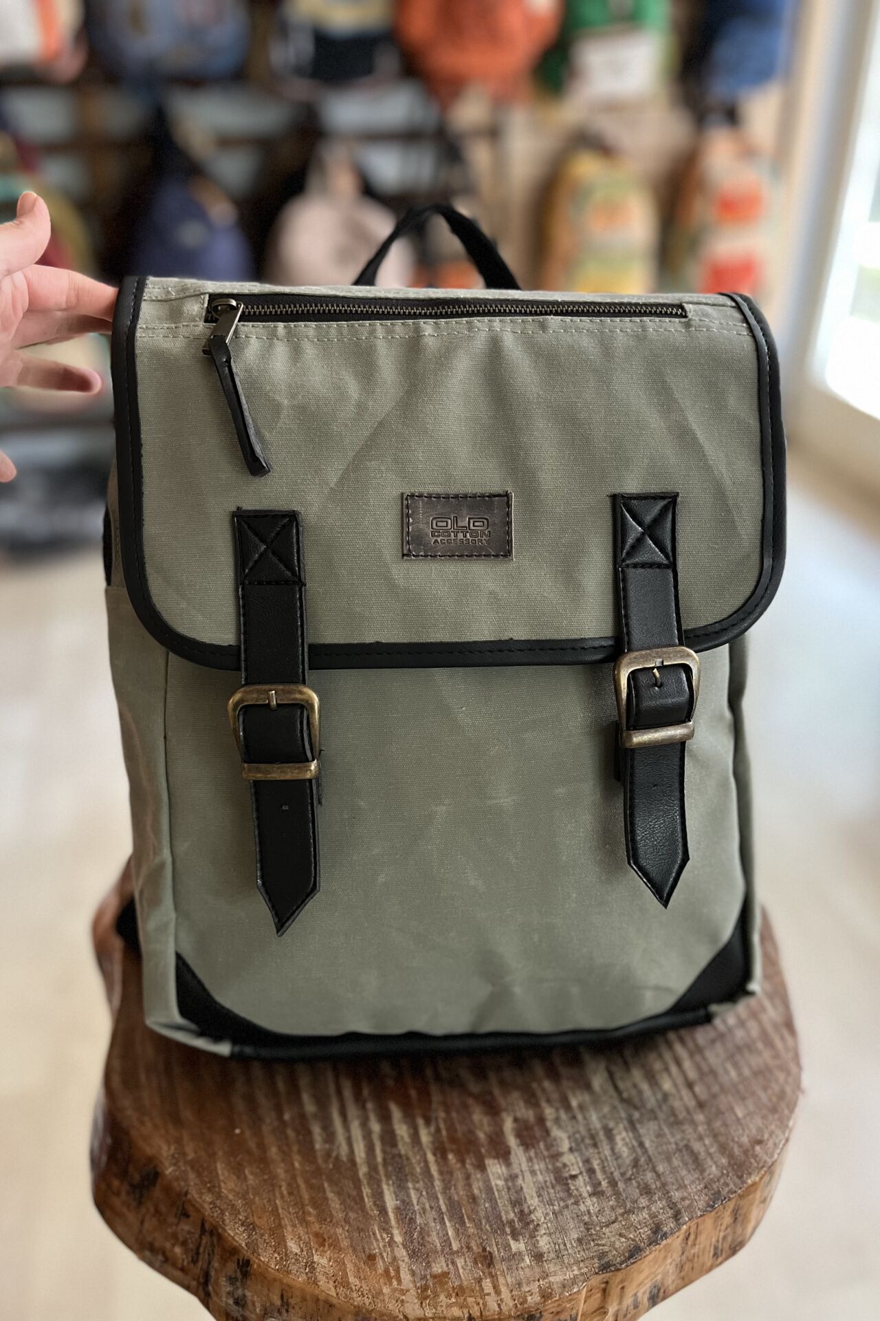 Old Cotton Kuito Su Geçirmez Çanta-Açık Gri