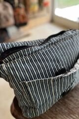 Dark Cotton Mulater-Çizgili Kot