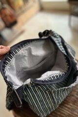 Dark Cotton Mulater-Çizgili Kot