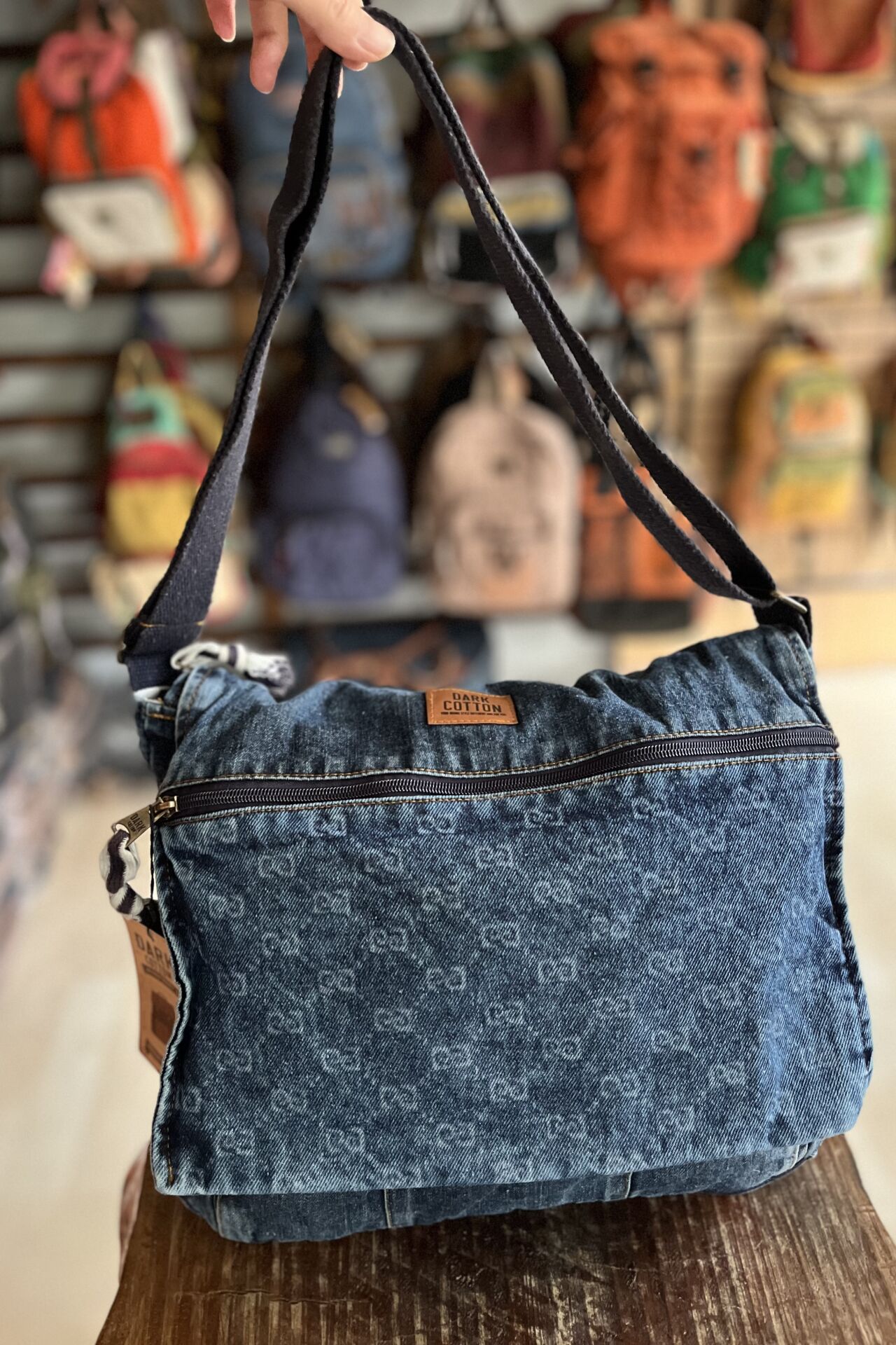 Dark Cotton Mulater-Kot Desenli