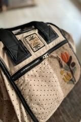 Dark Cotton Şangay-Puantiyeli Lale