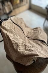 Dark Cotton Şangay-Puantiyeli Papatya